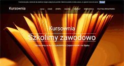 Desktop Screenshot of kursownia.com.pl