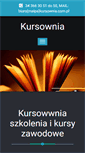 Mobile Screenshot of kursownia.com.pl